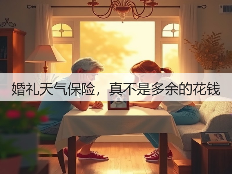 婚礼天气保险，真不是多余的花钱