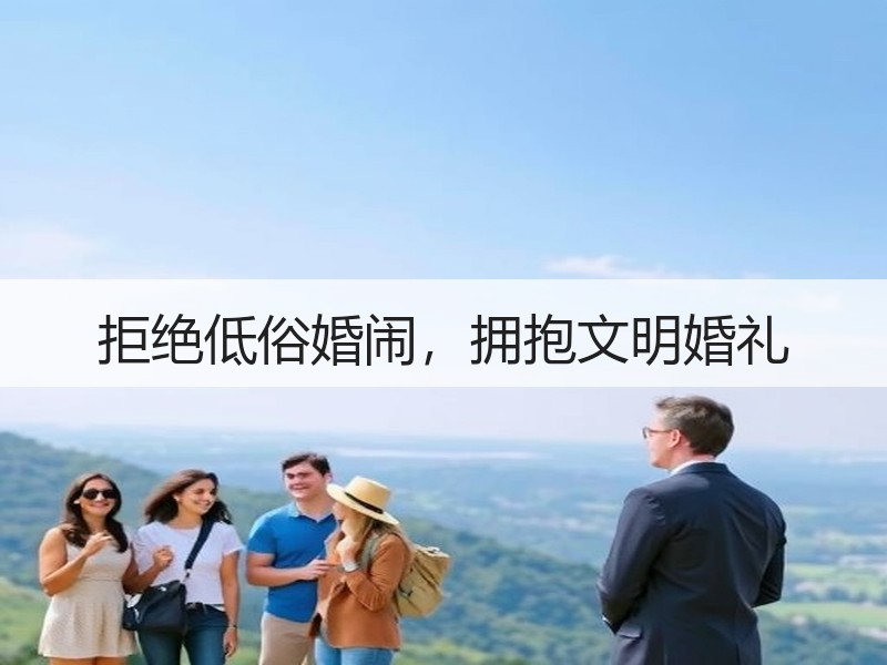拒绝低俗婚闹，拥抱文明婚礼