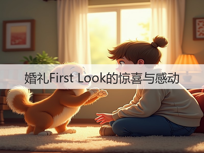 婚礼First Look的惊喜与感动