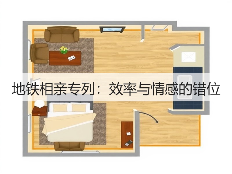 地铁相亲专列：效率与情感的错位