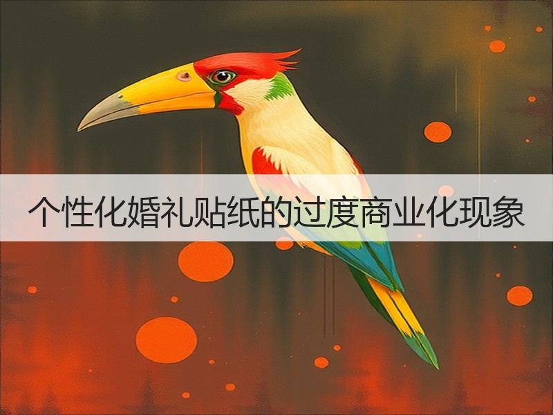 个性化婚礼贴纸的过度商业化现象