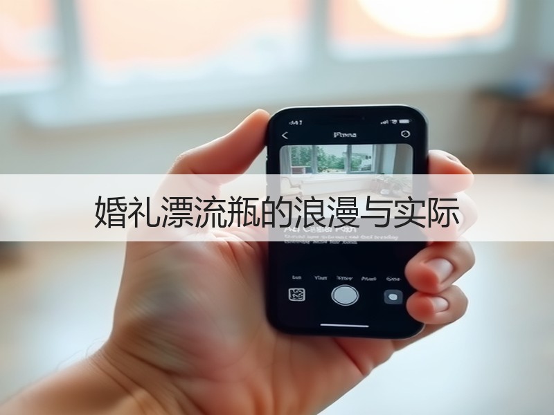 婚礼漂流瓶的浪漫与实际