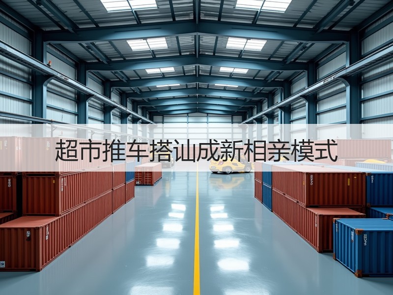 超市推车搭讪成新相亲模式