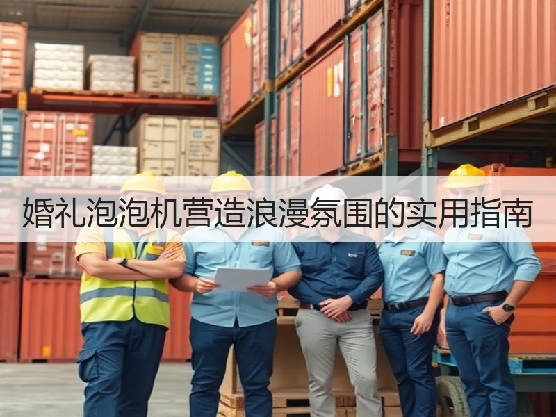 婚礼泡泡机营造浪漫氛围的实用指南