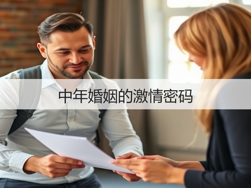 中年婚姻的激情密码