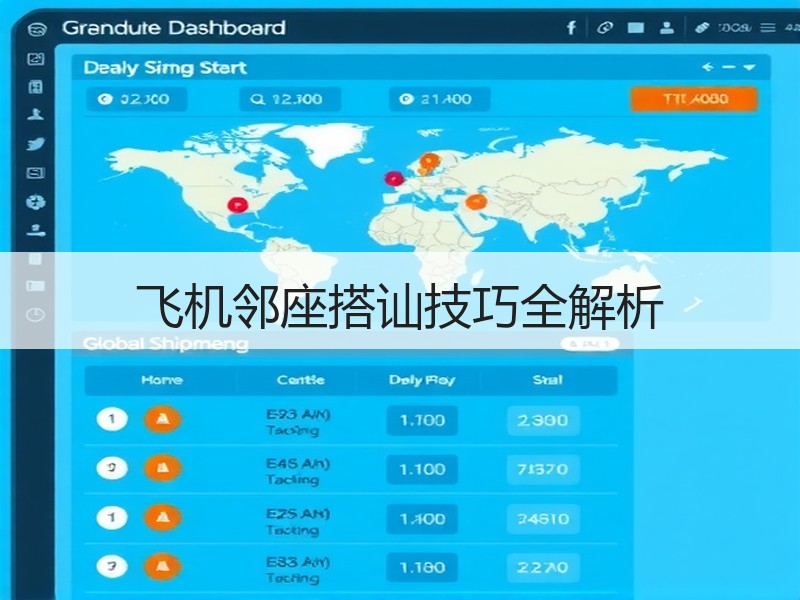 飞机邻座搭讪技巧全解析