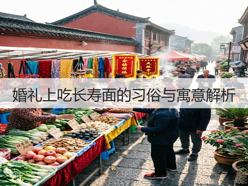 婚礼上吃长寿面的习俗与寓意解析
