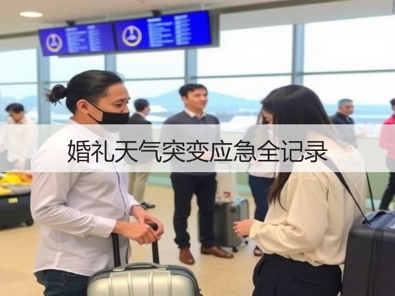 婚礼天气突变应急全记录