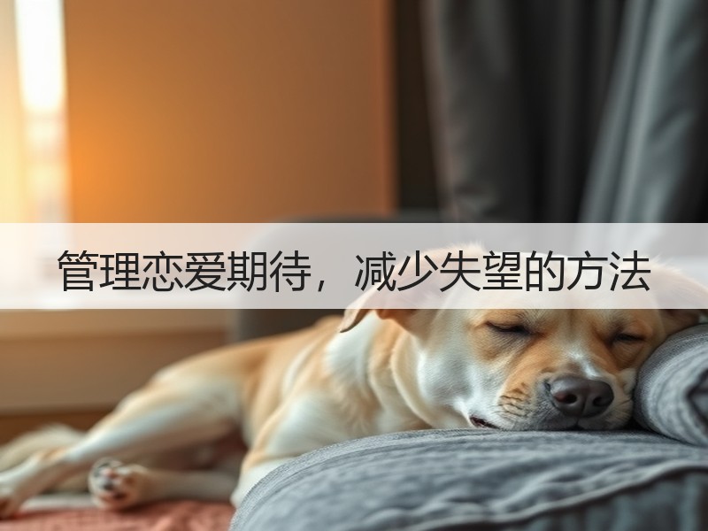 管理恋爱期待，减少失望的方法