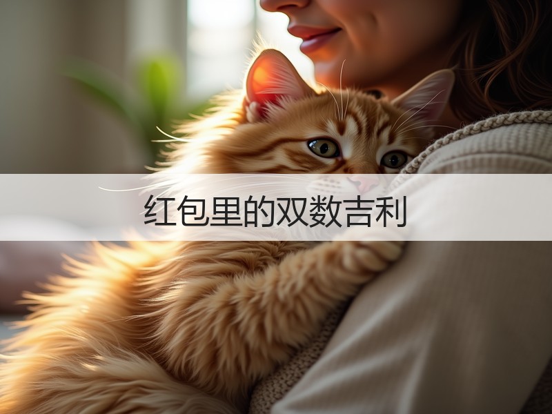 红包里的双数吉利