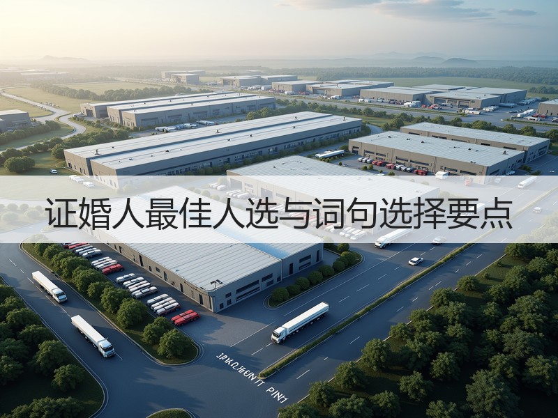 证婚人最佳人选与词句选择要点
