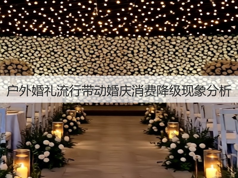 户外婚礼流行带动婚庆消费降级现象分析