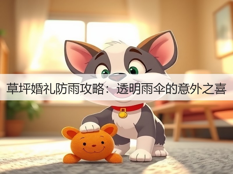 草坪婚礼防雨攻略：透明雨伞的意外之喜