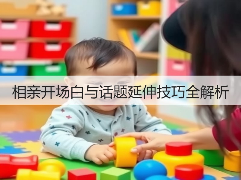 相亲开场白与话题延伸技巧全解析