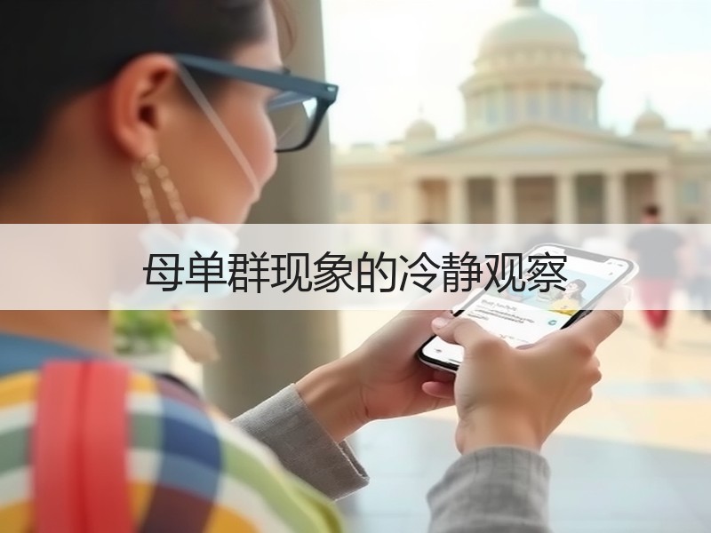 母单群现象的冷静观察