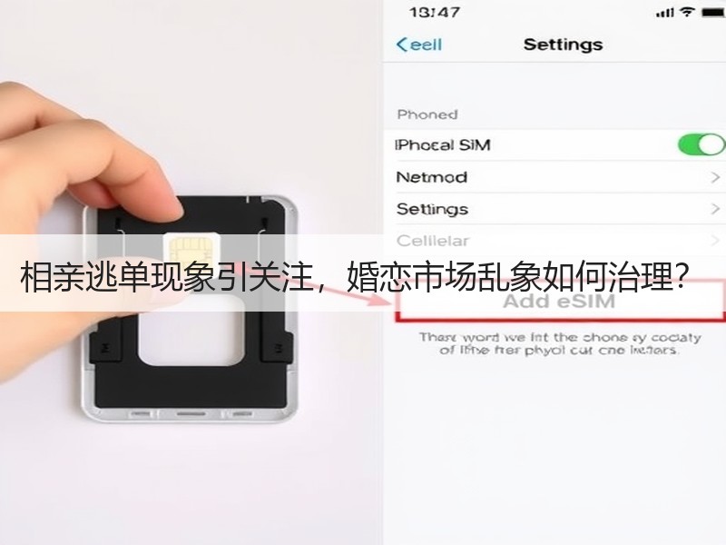 相亲逃单现象引关注，婚恋市场乱象如何治理
