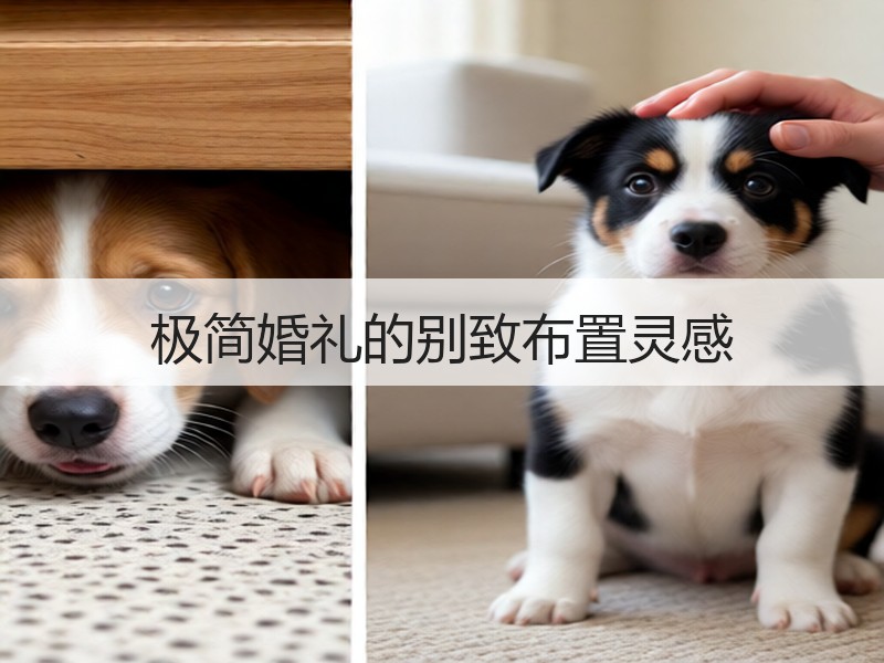 极简婚礼的别致布置灵感