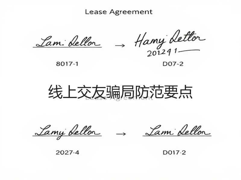 线上交友骗局防范要点