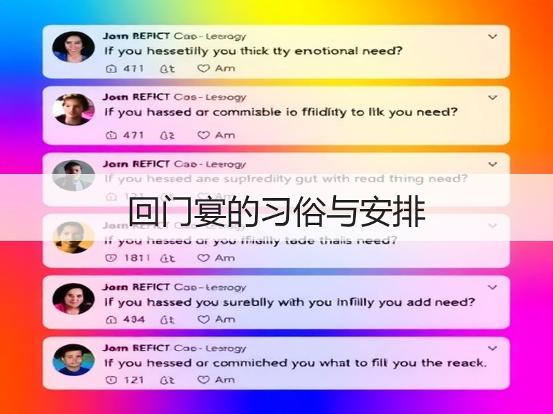 回门宴的习俗与安排