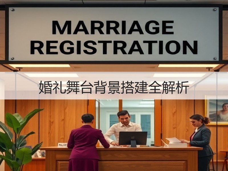 婚礼舞台背景搭建全解析