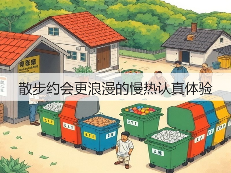散步约会更浪漫的慢热认真体验