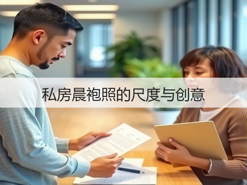 私房晨袍照的尺度与创意