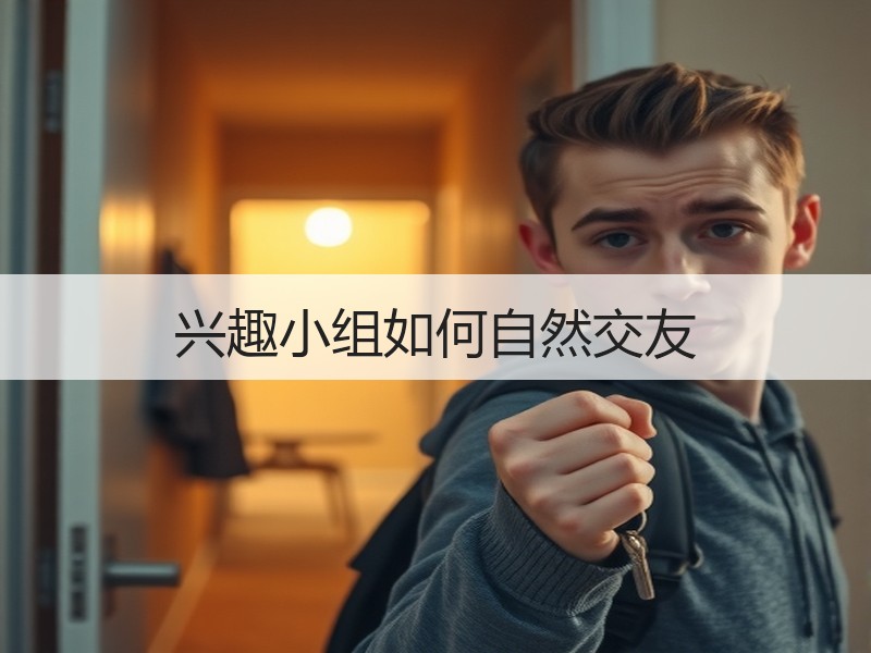 兴趣小组如何自然交友