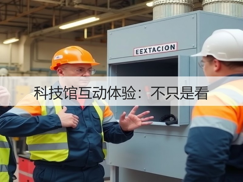 科技馆互动体验：不只是看