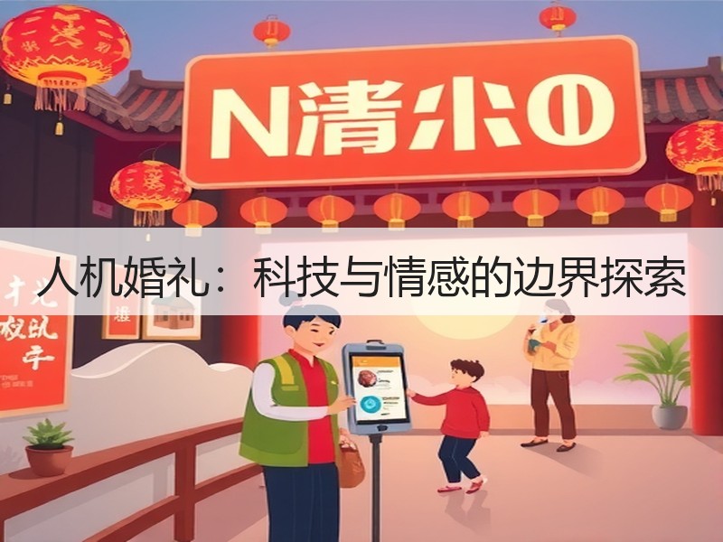 人机婚礼：科技与情感的边界探索