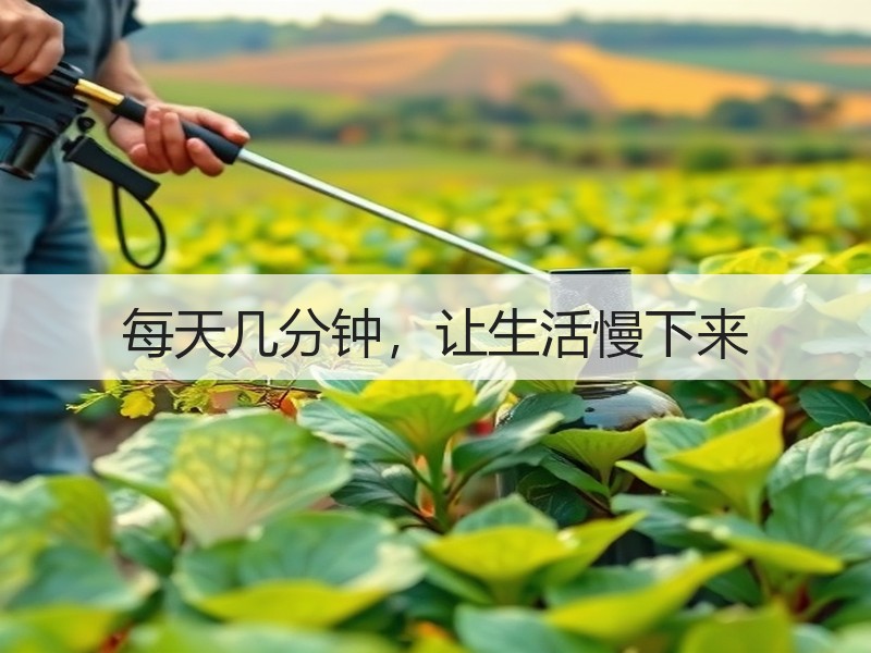 每天几分钟，让生活慢下来