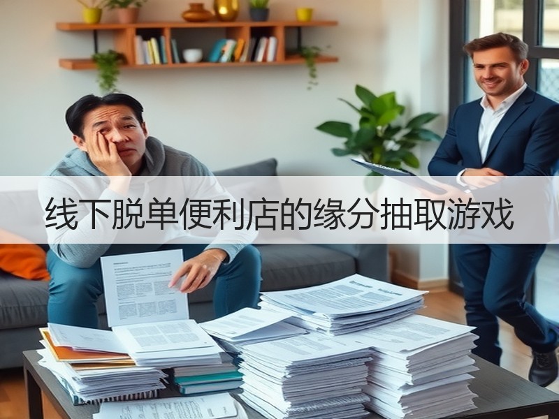 线下脱单便利店的缘分抽取游戏