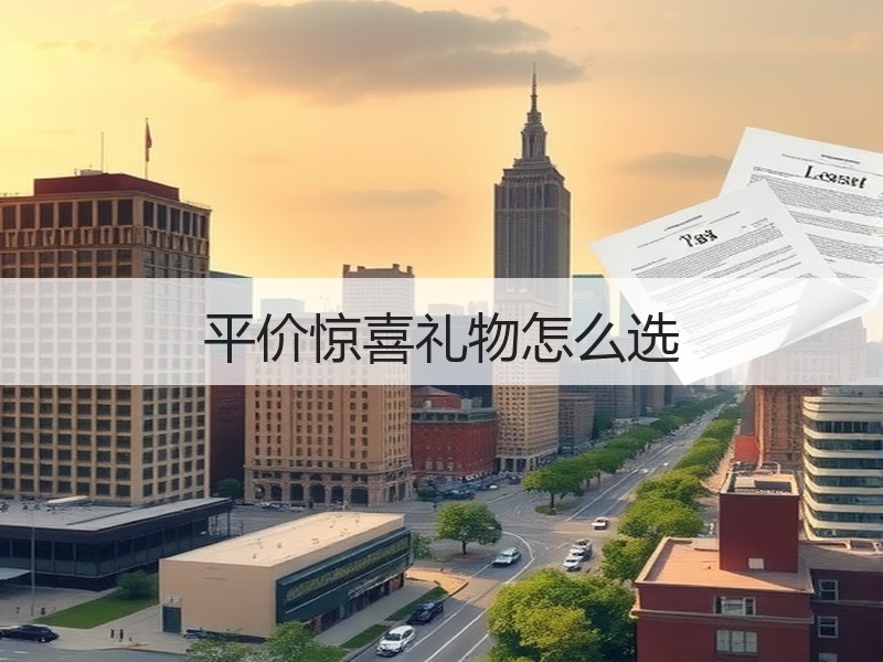 平价惊喜礼物怎么选