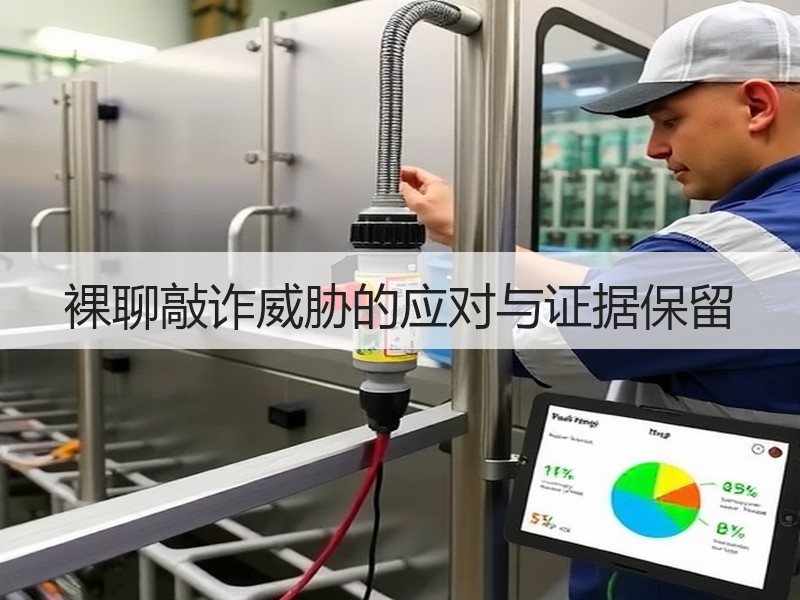 裸聊敲诈威胁的应对与证据保留