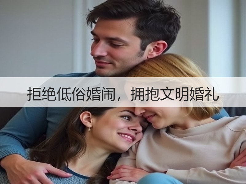 拒绝低俗婚闹，拥抱文明婚礼