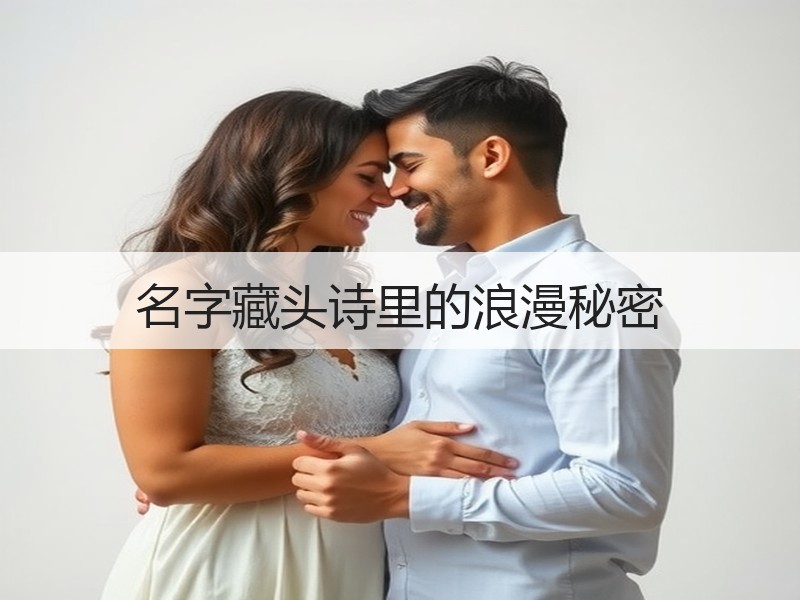 名字藏头诗里的浪漫秘密