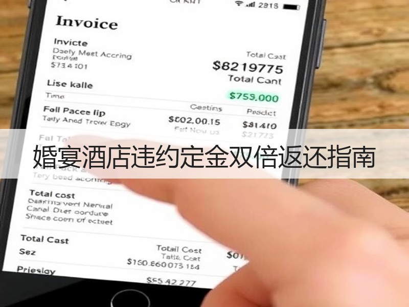 婚宴酒店违约定金双倍返还指南