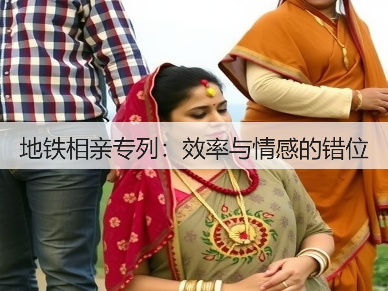 地铁相亲专列：效率与情感的错位