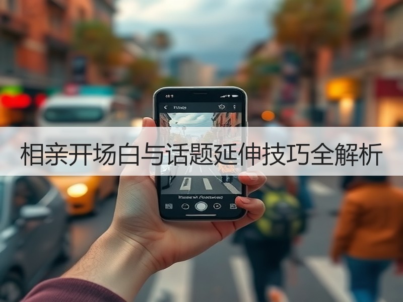 相亲开场白与话题延伸技巧全解析