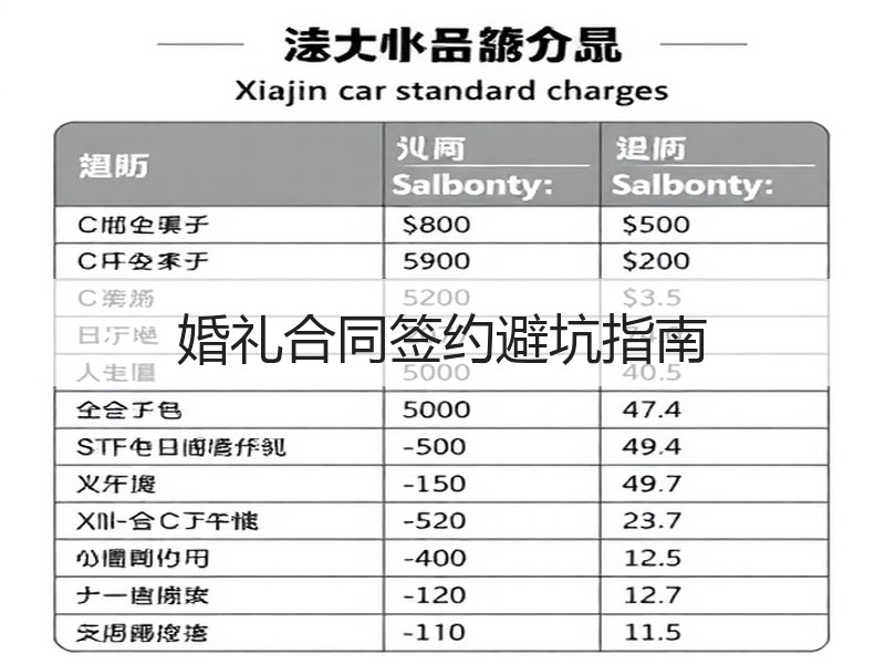 婚礼合同签约避坑指南