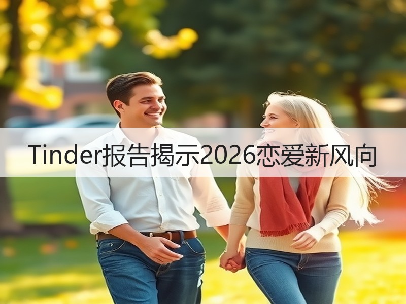 Tinder报告揭示2026恋爱新风向