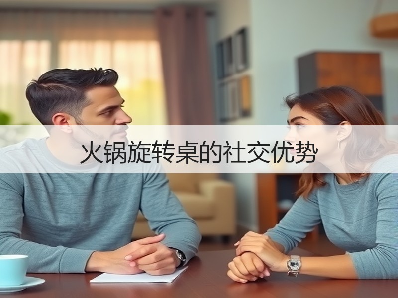 火锅旋转桌的社交优势
