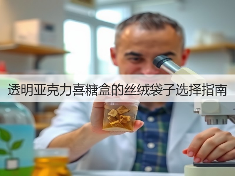 透明亚克力喜糖盒的丝绒袋子选择指南