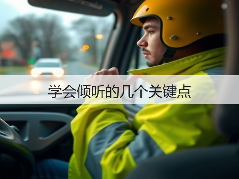 学会倾听的几个关键点