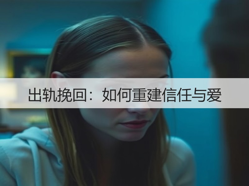 出轨挽回：如何重建信任与爱