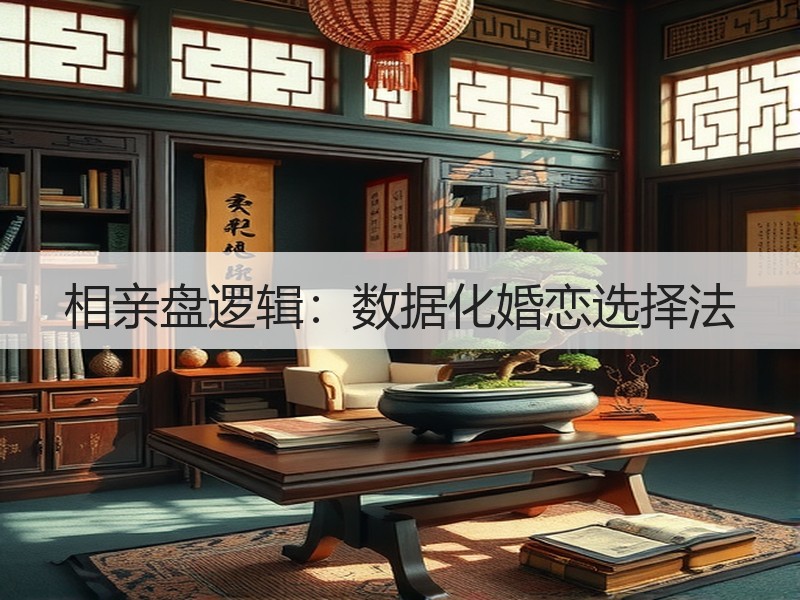 相亲盘逻辑：数据化婚恋选择法