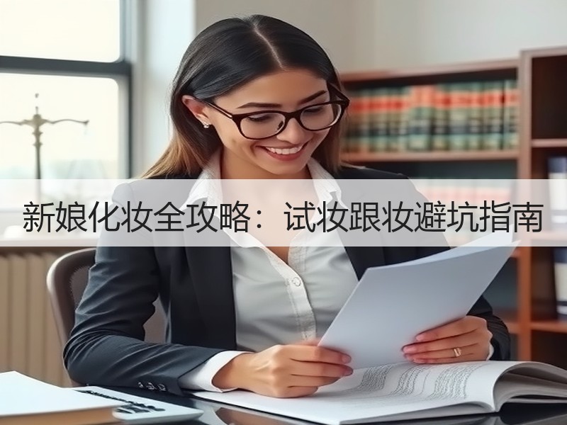 新娘化妆全攻略：试妆跟妆避坑指南