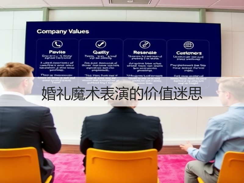 婚礼魔术表演的价值迷思