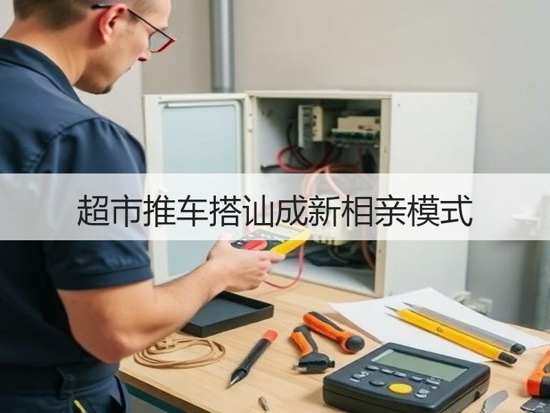 超市推车搭讪成新相亲模式