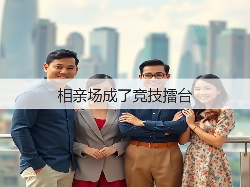 相亲场成了竞技擂台
