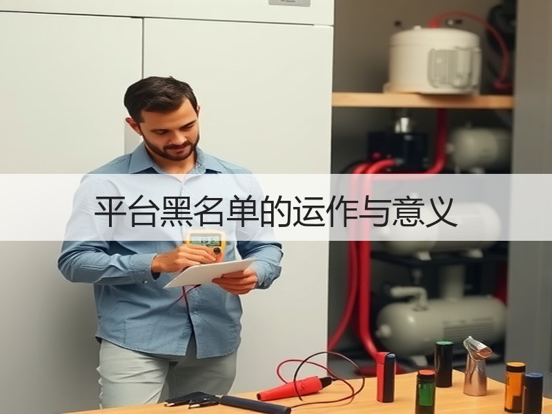 平台黑名单的运作与意义